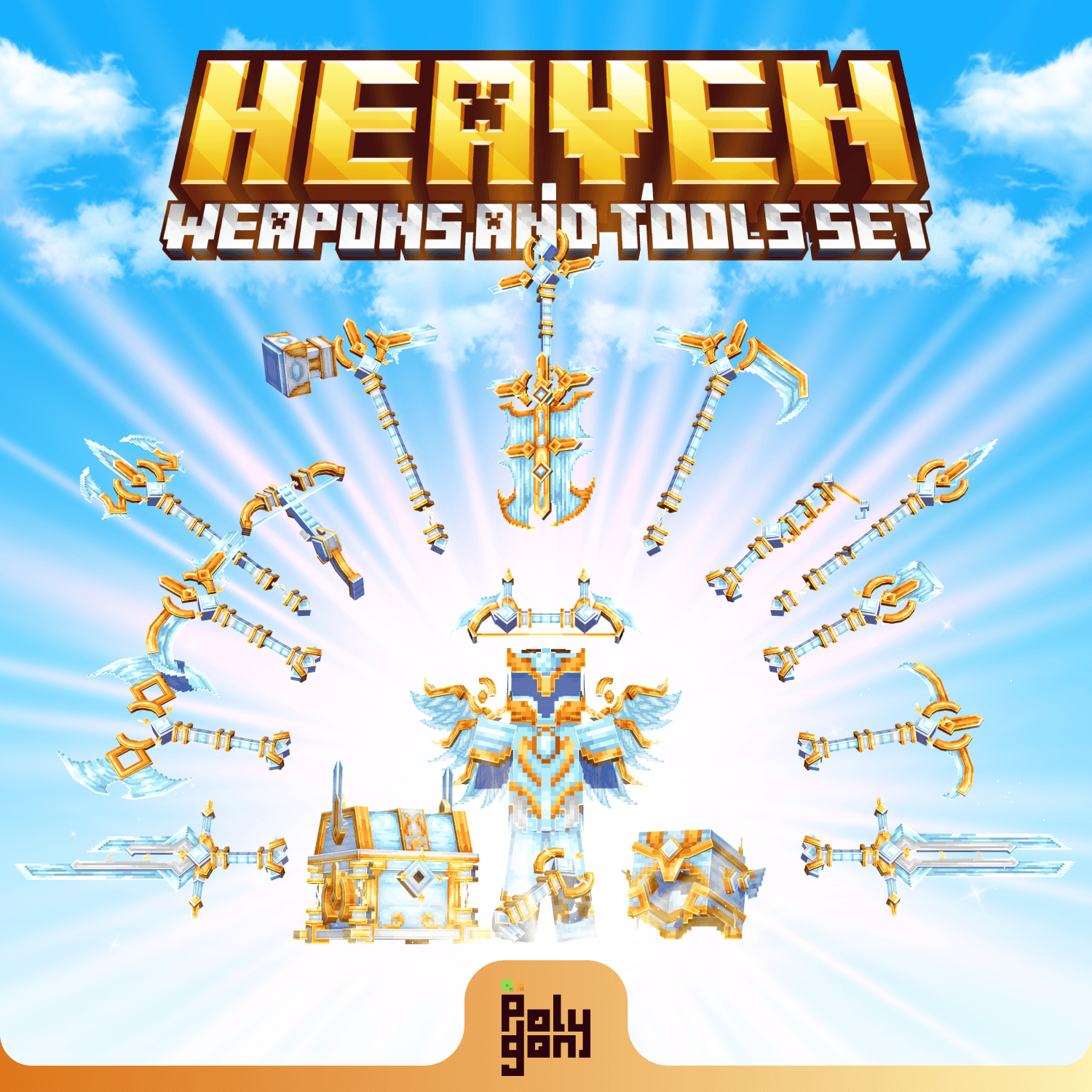 Heaven Animated Weapons and Tools Set (64x)