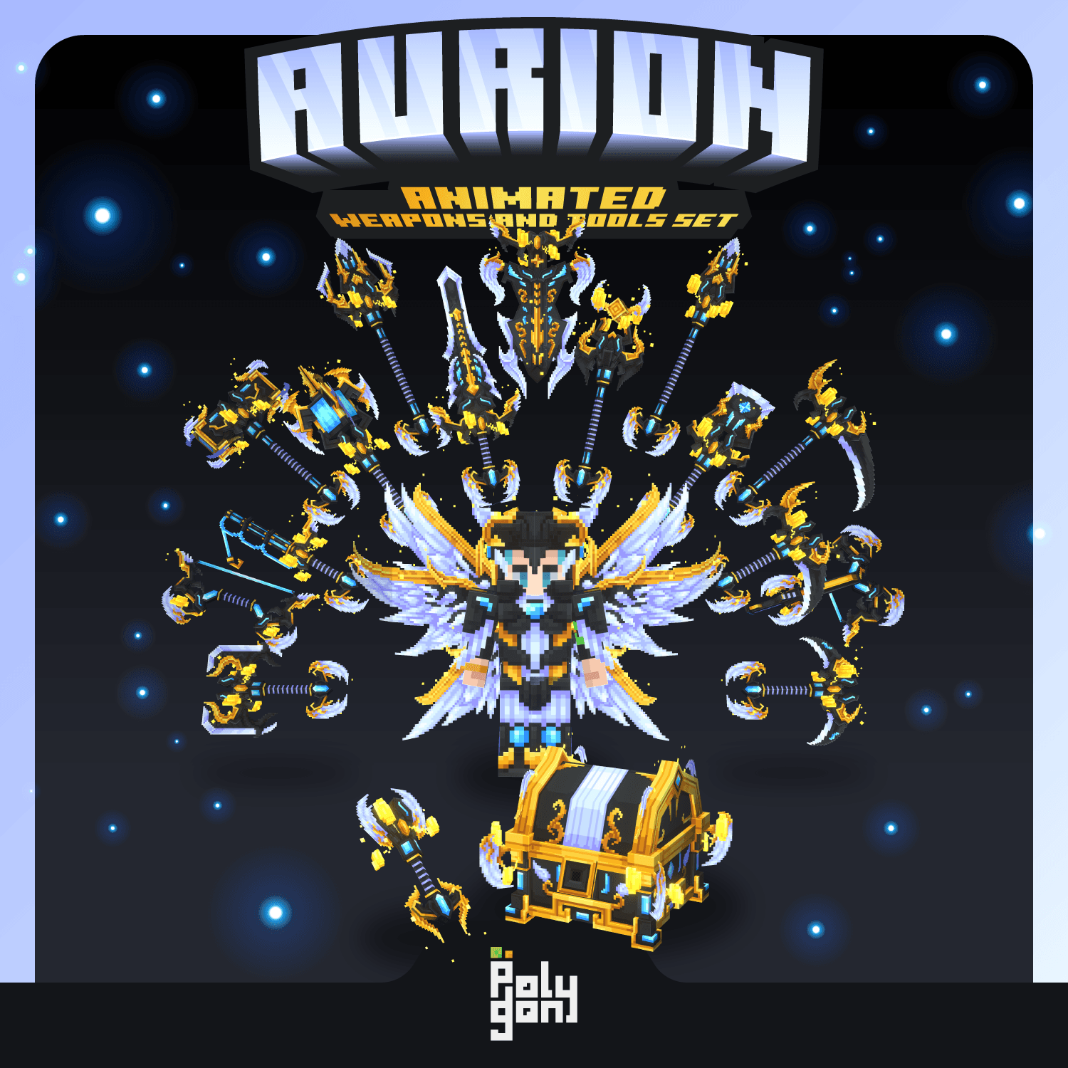 Aurion Animated Weapons and Tools Set (64x)