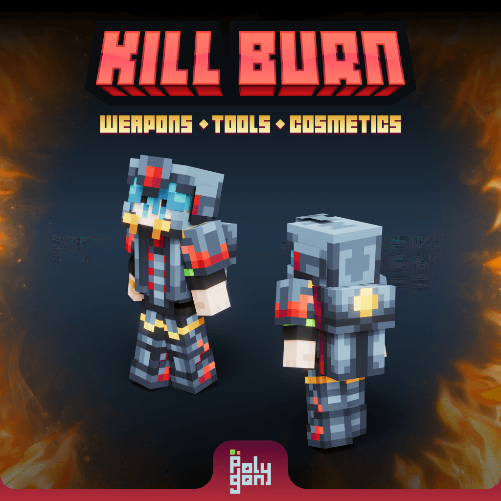 Kill Burn Animated Weapons, Tools & Cosmetics Set 4