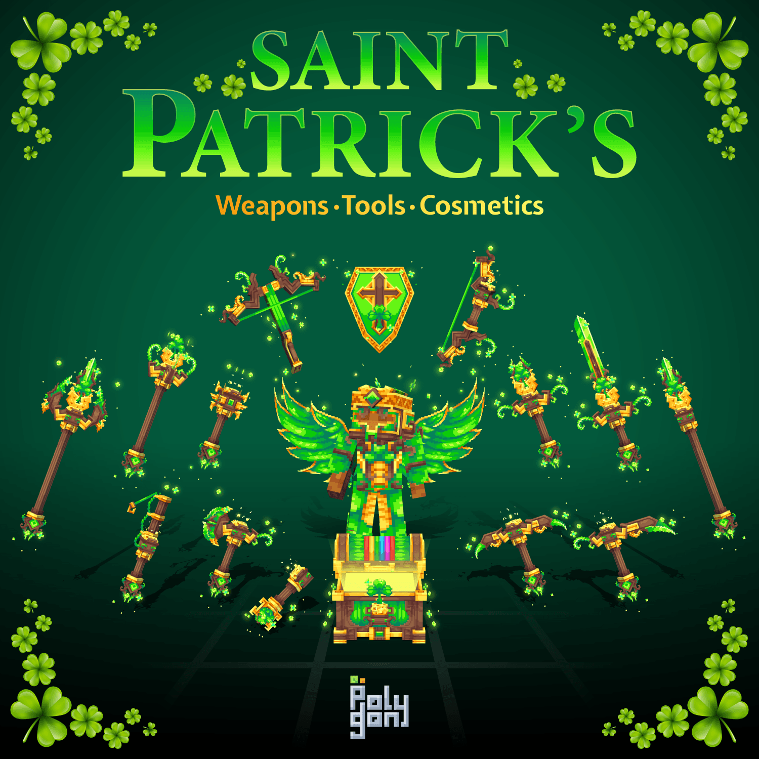 Saint Patrick's Animated Weapons and Tools Set (64x)