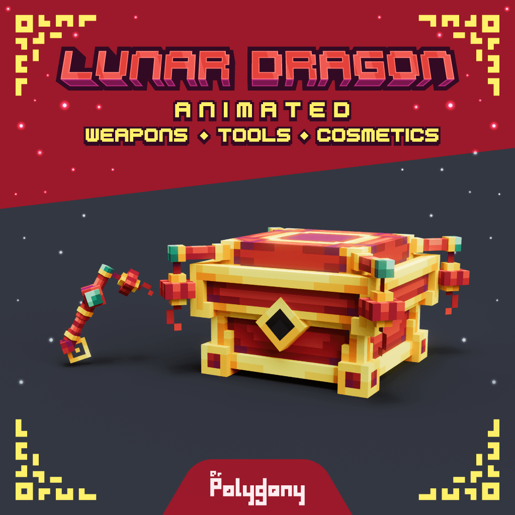 Lunar Dragon Animated Weapons & Tools Set 0
