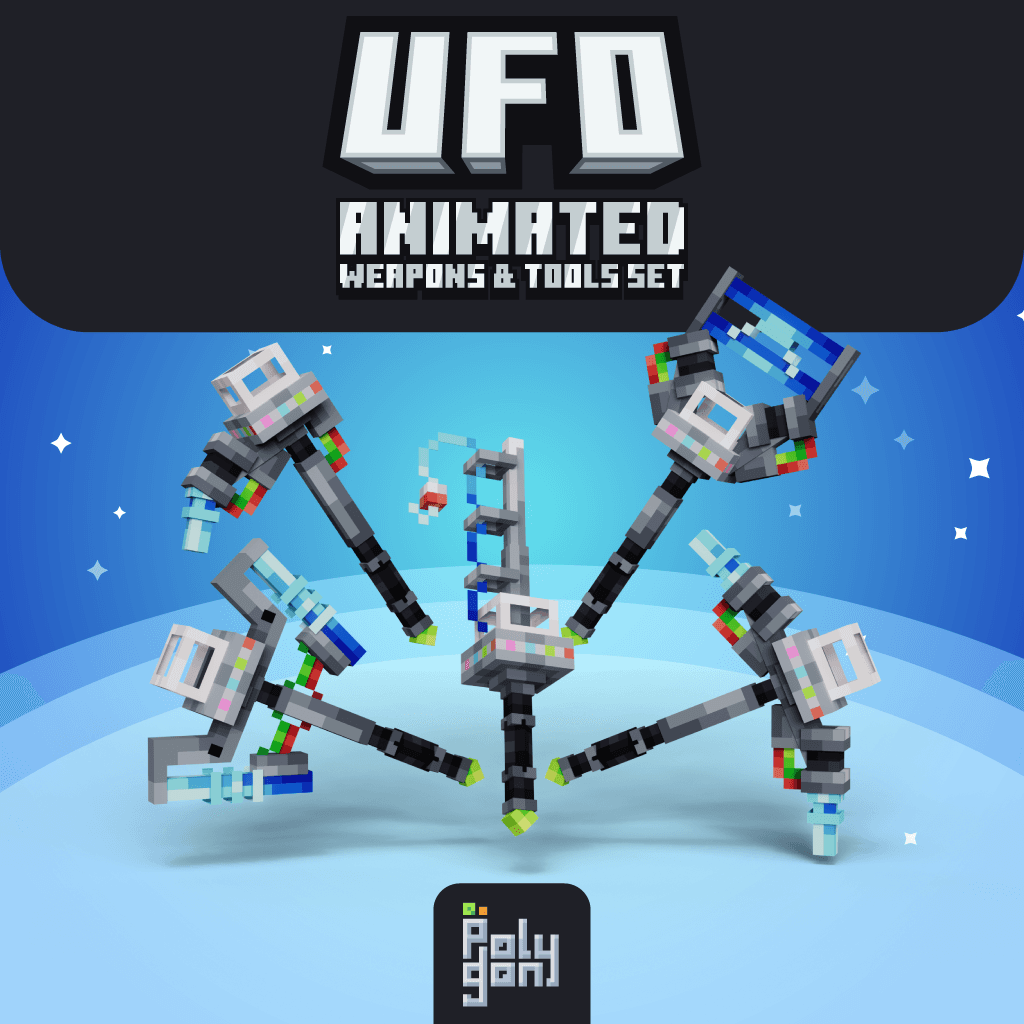 UFO Animated Weapons & Tools Set 2