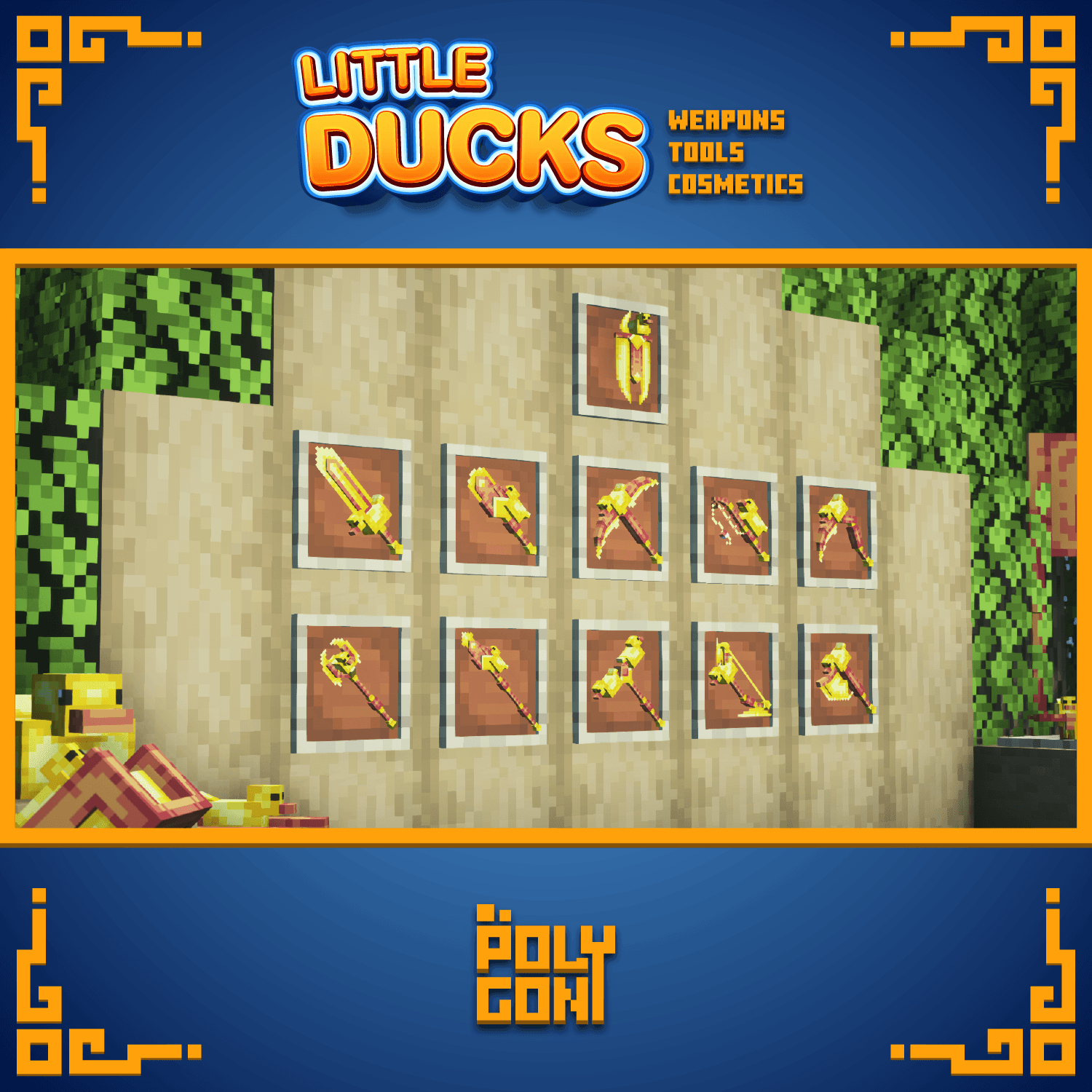 Little Duck Weapons, Tools & Cosmetics Set 2