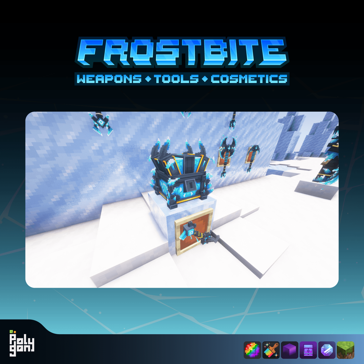 Frostbite Animated Weapons and Tools Set (64x) 3