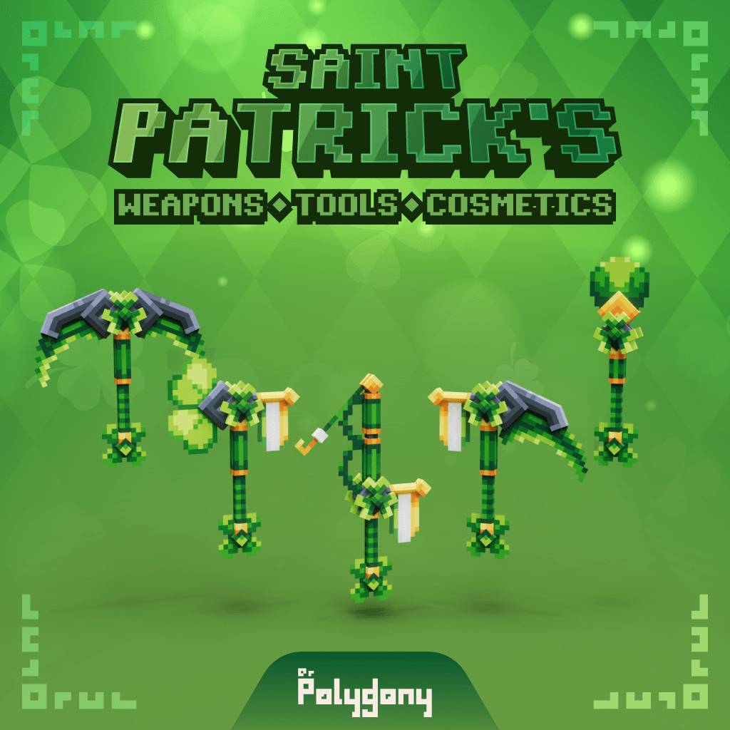 Saint Patrick's 2024 Animated Weapons & Tools Set 3