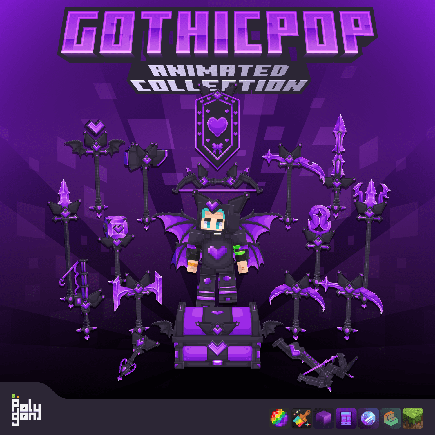 Gothic Pop Animated Collection (64x)