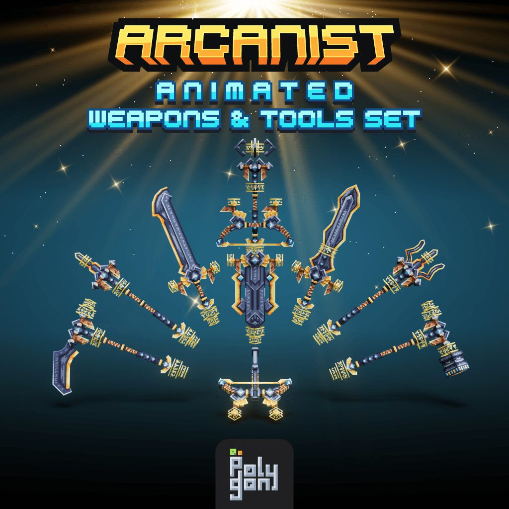 Arcanist Animated Weapons & Tools Set 2