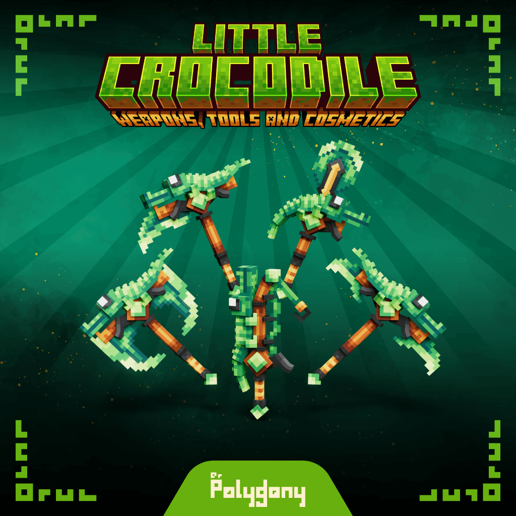 Little Crocodile Weapons & Tools Set 3