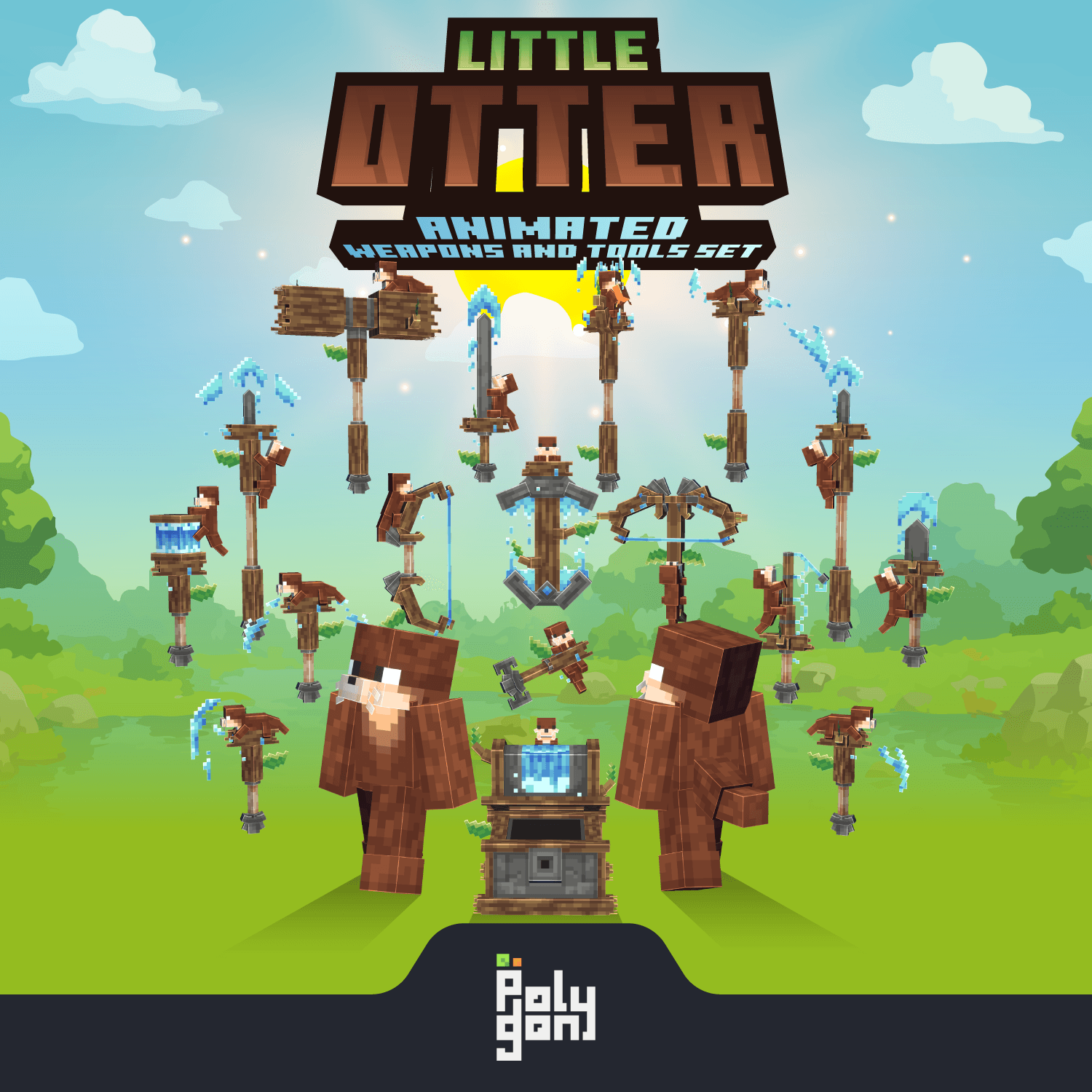 Little Otter Animated Weapons and Tools Set (32x)