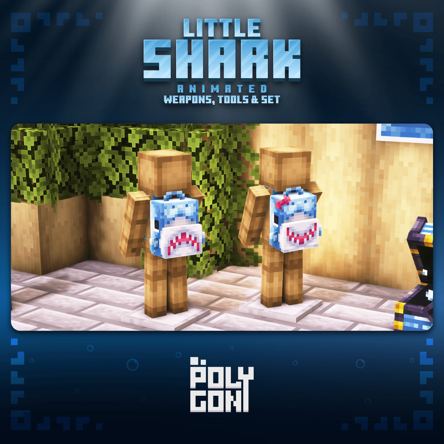 Little Shark Animated Weapons, Tools & Cosmetics Set 3