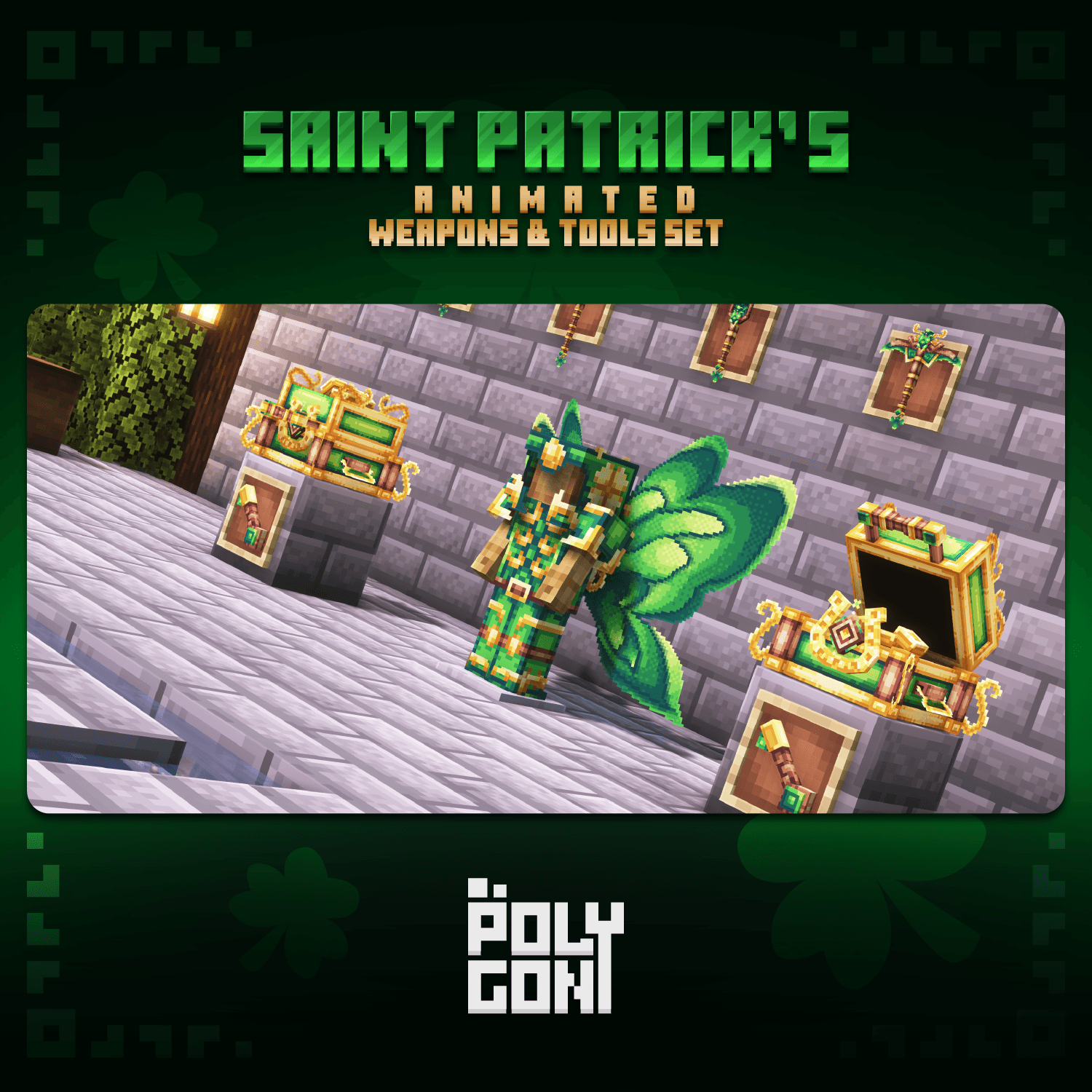 Saint Patrick's Animated Weapons & Tools Set 3