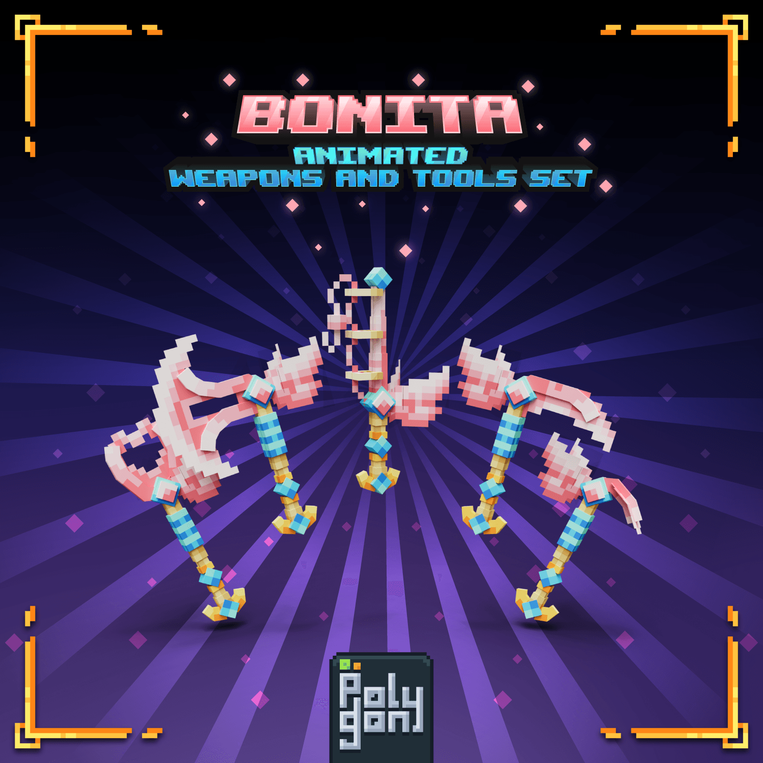 Bonita Animated Weapons & Tools Set 2
