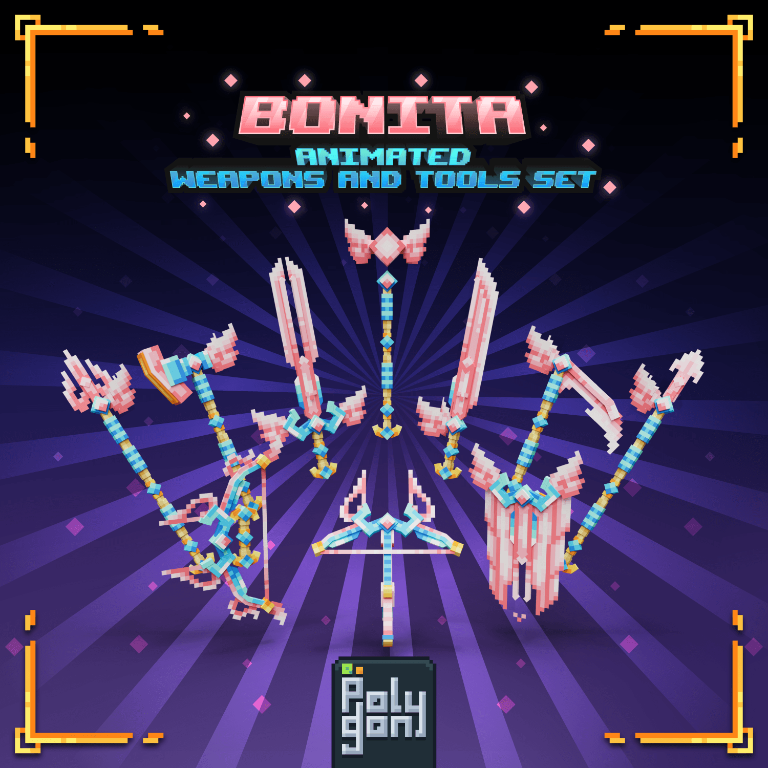 Bonita Animated Weapons & Tools Set 3