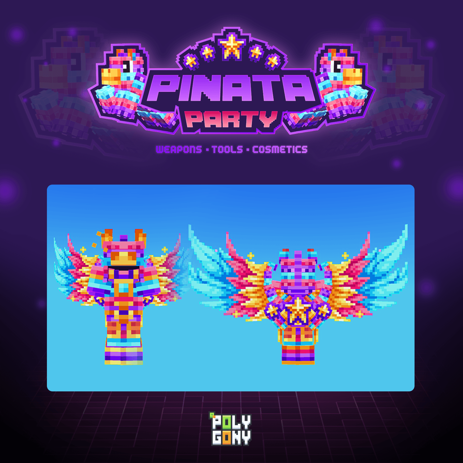 Pinata Party Animated Weapons and Tools Set (32x) 3
